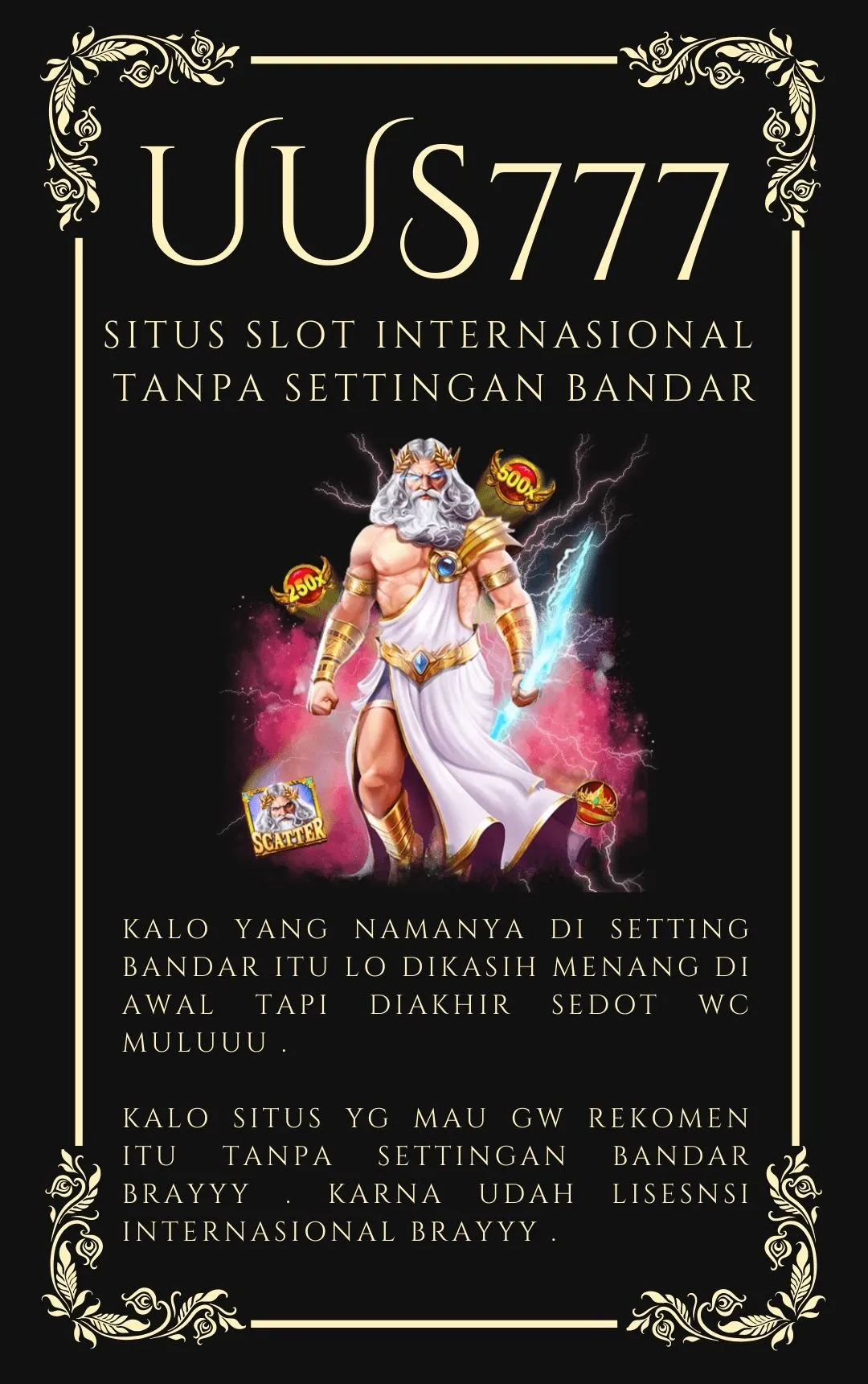 SITUS SLOT INTERNASIONAL TANPA SETTINGAN BANDAR